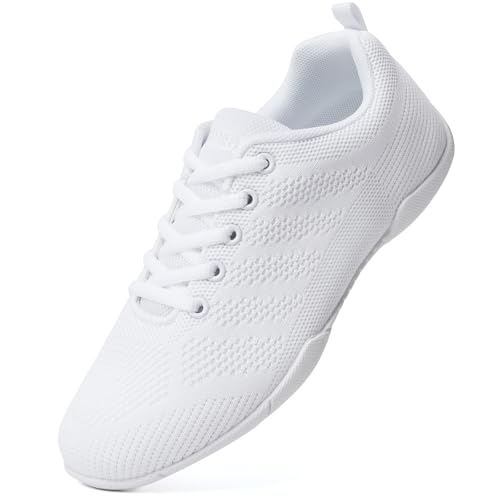 CADIDL Cheer Shoes Damen Weiß Cheerleading Tanzschuhe, L853-white, 38 EU von CADIDL