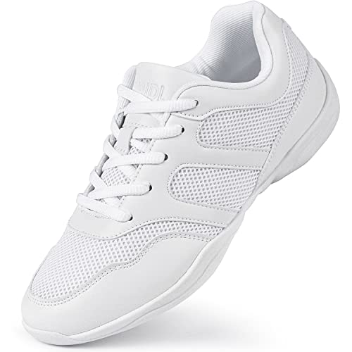 CADIDL Cheer Shoes Damen Weiß Cheerleading Tanzschuhe, Weiß (Damengröße), 38 EU von CADIDL