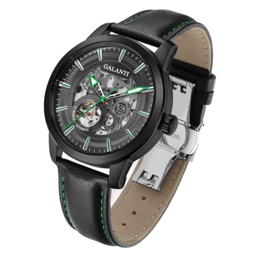 CADISEN Automatik Uhr Herren Mechanische Automatikuhr Saphirglas Und Rostfreier Stahl Wasserdicht Freizeit (grün) von CADISEN