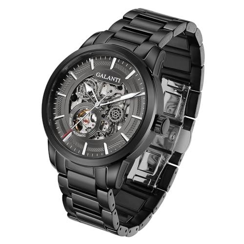 CADISEN Automatik Uhr Herren Mechanische Automatikuhr Saphirglas Und Rostfreier Stahl Wasserdicht Freizeit (schwarz) von CADISEN