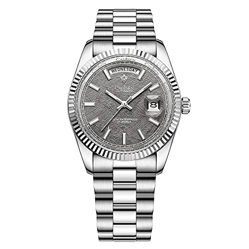 CADISEN Automatik Uhr Herren Mit Gangreserve Automatik Saphirglas Wasserdicht Edelstahlarmband Beiläufig CADISEN Automatik Uhr Herren Mit Gangreserve Automatik Saphirglas Wasserdicht Edelstahlarmband Beiläufig von CADISEN