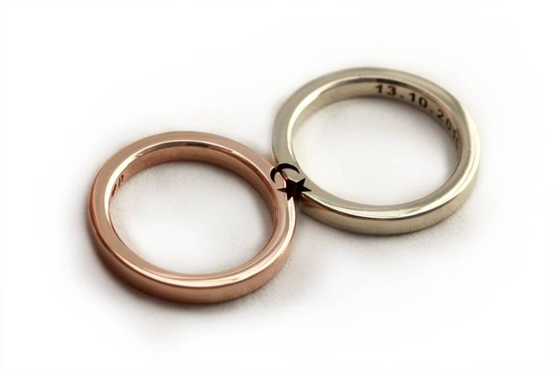 stern & Mond Ringe, Hochzeitsringe von CADIjewelry