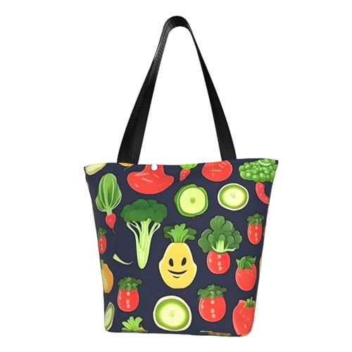 Bequeme Schultertasche mit Cartoon-Motiv, für den Sommer, für Reisen, Strand, Arbeit, täglichen Gebrauch, vielseitiges Tragen von CADREWY