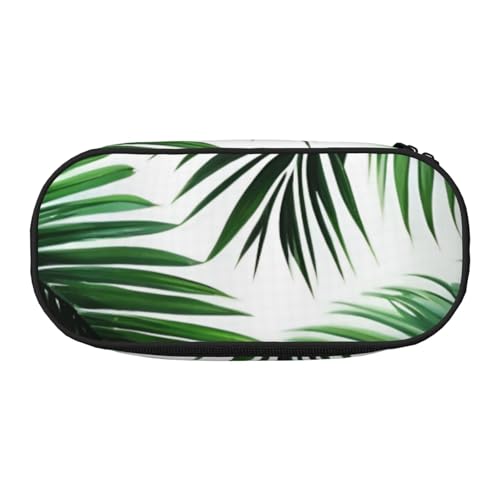 CADREWY Federmäppchen mit Palmenmotiv, mit Reißverschluss, für den täglichen Gebrauch, bietet Platz für alle wichtigen Schreibwaren von CADREWY