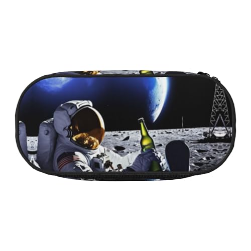 CADREWY Federmäppchen mit Weltraumplaneten-Motiv, mit Reißverschluss, für den täglichen Gebrauch, bietet Platz für alle wichtigen Schreibwaren von CADREWY