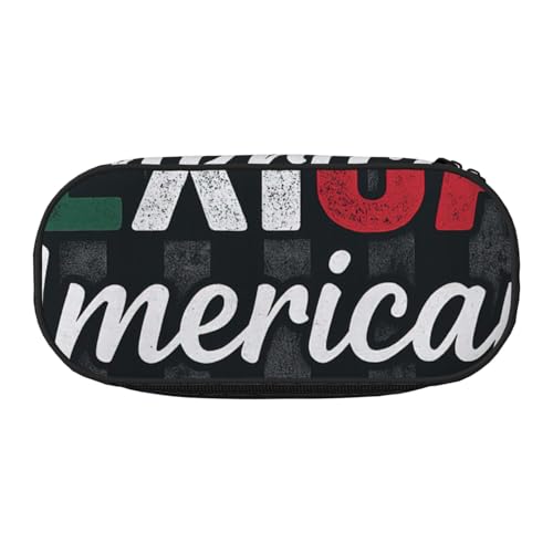 CADREWY Federmäppchen mit mexikanischem Druck, mit Reißverschluss, für den täglichen Gebrauch, bietet Platz für alle wichtigen Schreibwaren von CADREWY