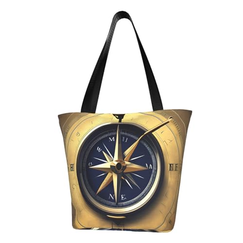 Law of the Compass Navigation Print Bequeme Schultertasche Sommer Handtasche Reise Strand Arbeit Alltag Vielseitig Tragen von CADREWY