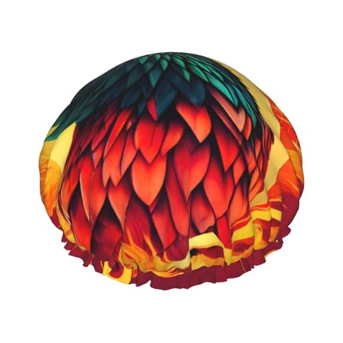 Phoenix Duschhaube, leichter Hut, geeignet für Frauen mit langen Haaren, weicher Duschhut von CADREWY