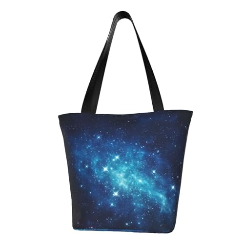 Universe Stars Galaxy Print Bequeme Schultertasche Sommer Handtasche Reise Strand Arbeit Alltag Vielseitig Tragen von CADREWY