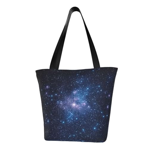 Universe Stars Galaxy Print Bequeme Schultertasche Sommer Handtasche Reise Strand Arbeit Alltag Vielseitig Tragen von CADREWY