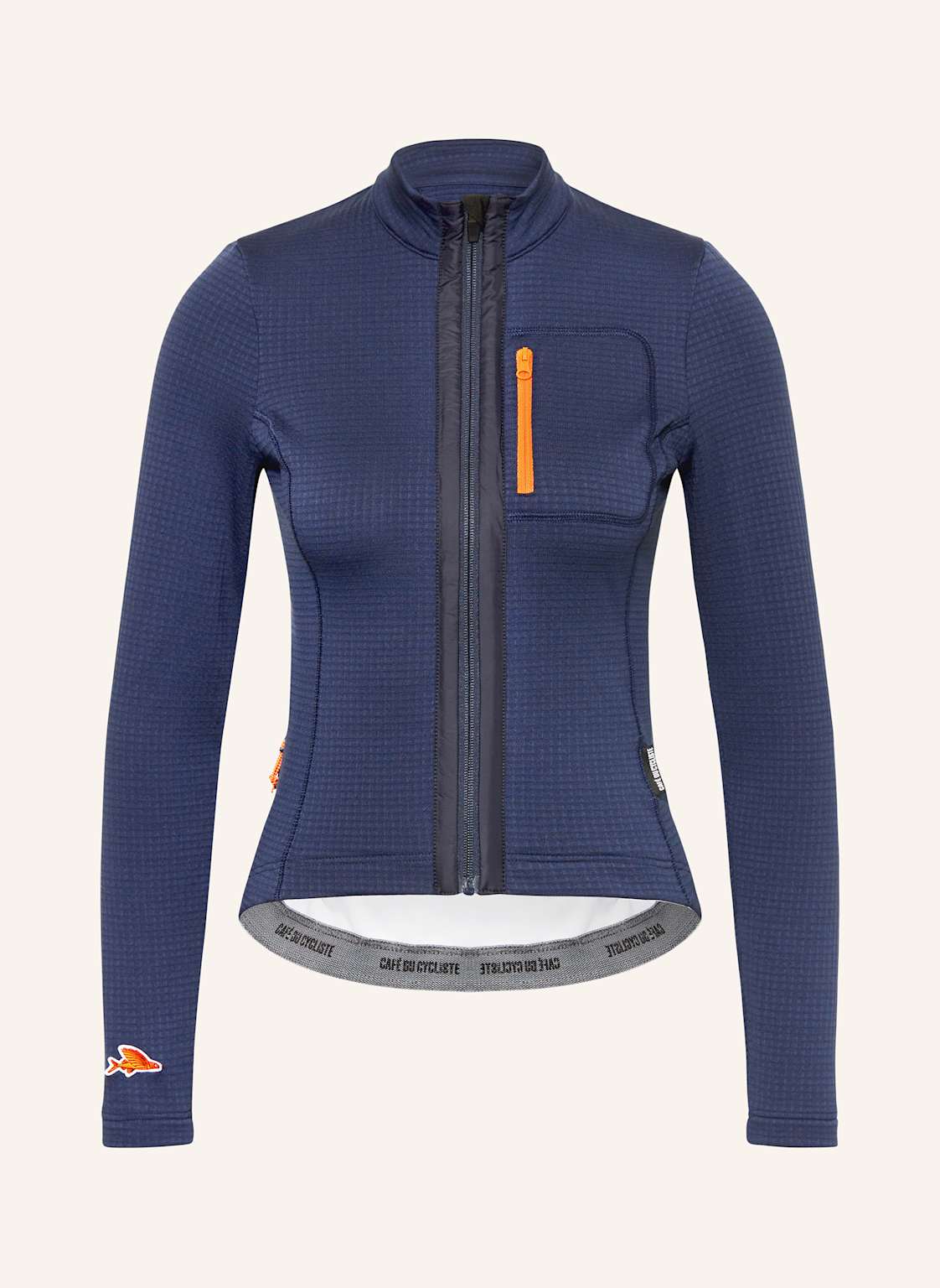 Café Du Cycliste Radtrikot Lorenne blau Café Du Cycliste Radtrikot Lorenne blau von CAFÉ DU CYCLISTE