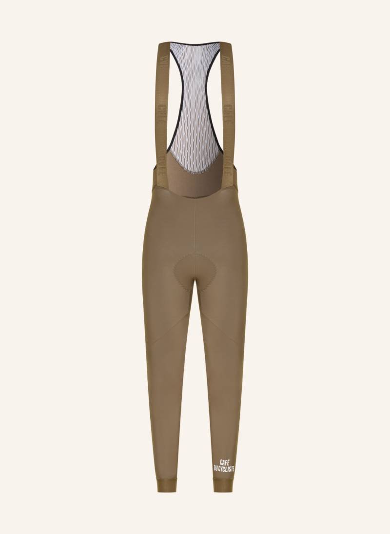 Café Du Cycliste Radhose Marie Mit Trägern Und Gepolstertem Einsatz braun von CAFÉ DU CYCLISTE