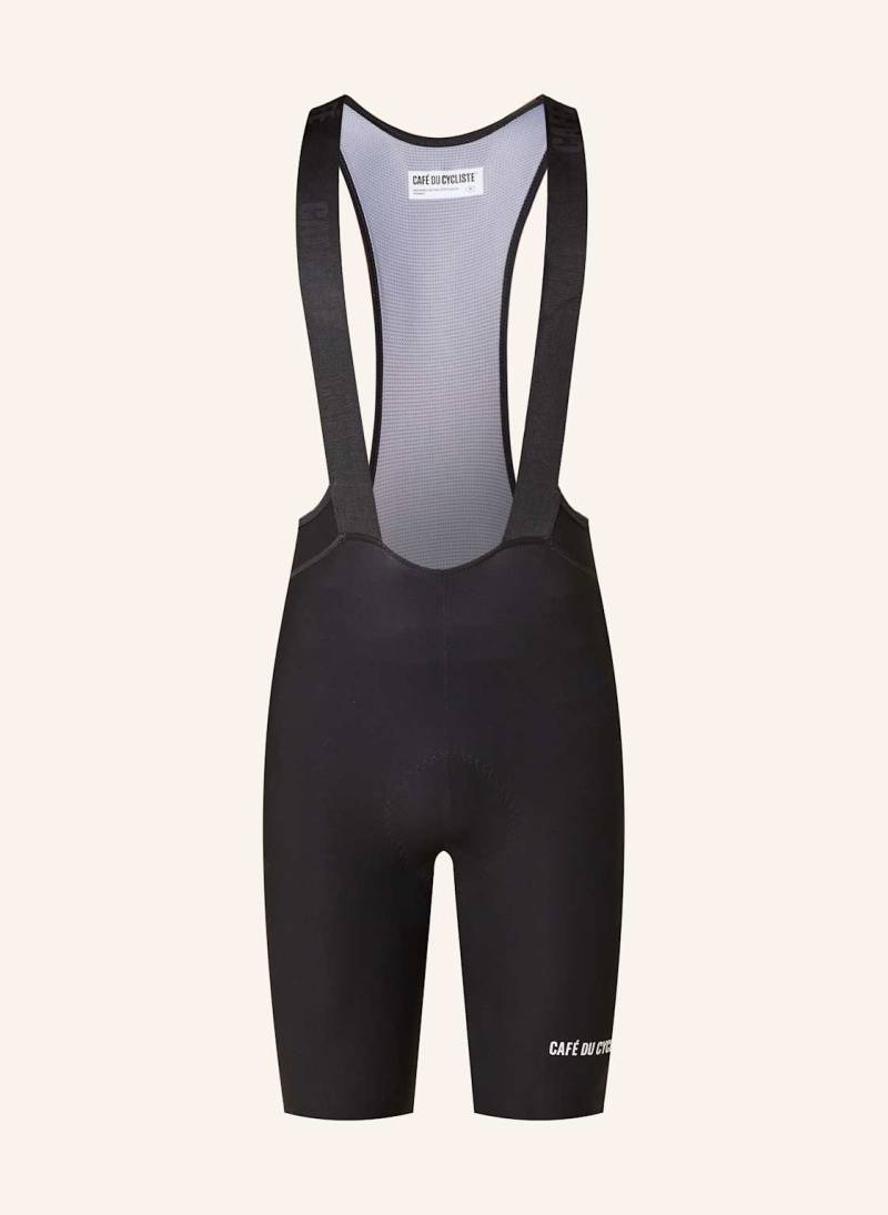 Café Du Cycliste Radhose Mit Trägern Und Gepolstertem Einsatz Marinette schwarz von CAFÉ DU CYCLISTE