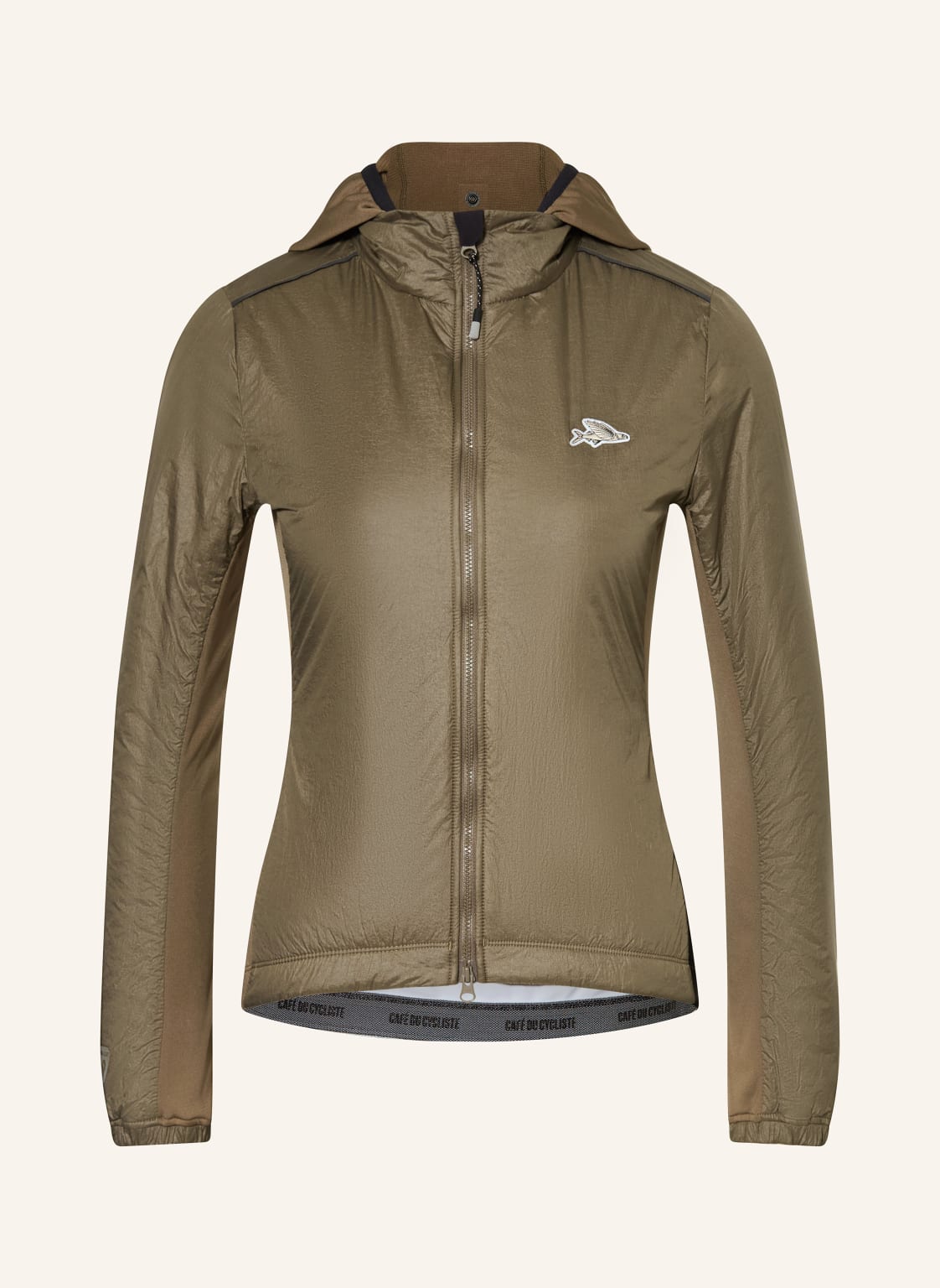 Café Du Cycliste Radjacke Lise braun von CAFÉ DU CYCLISTE