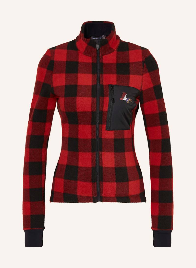 Café Du Cycliste Radtrikot Solange rot von CAFÉ DU CYCLISTE