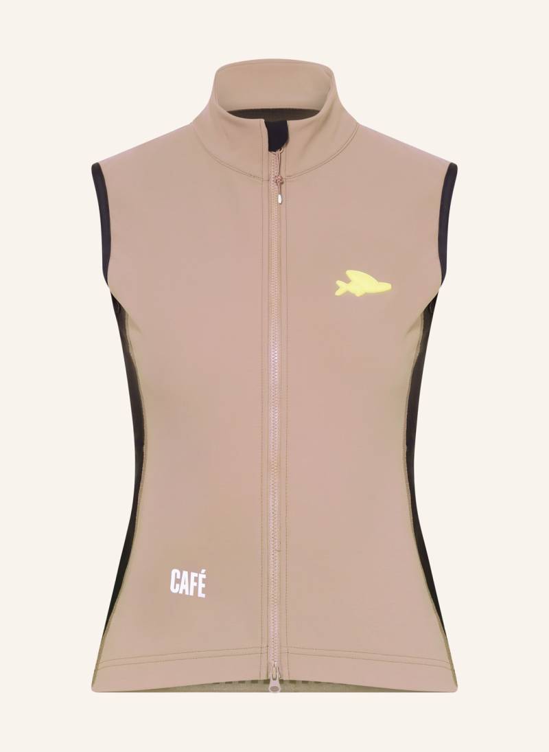 Café Du Cycliste Softshell-Radweste Sibille braun Café Du Cycliste Softshell-Radweste Sibille braun von CAFÉ DU CYCLISTE