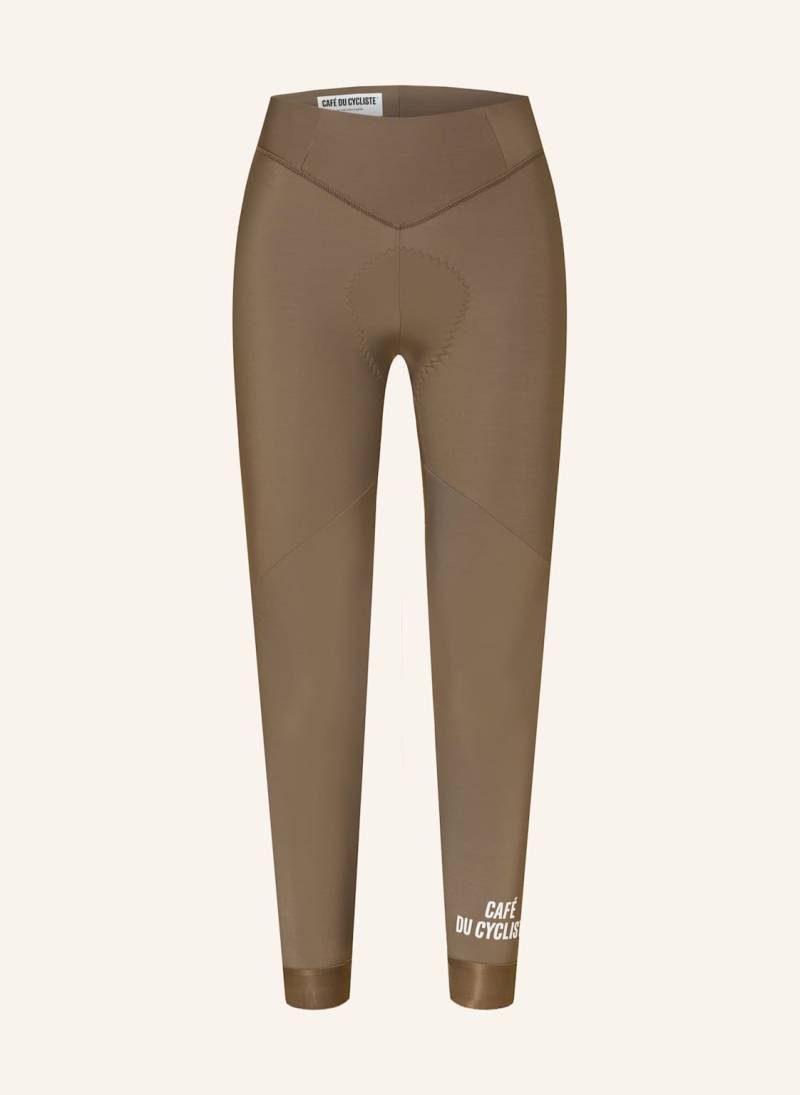 Café Du Cycliste Thermo-Radhose Theresa Mit Gepolstertem Einsatz braun von CAFÉ DU CYCLISTE