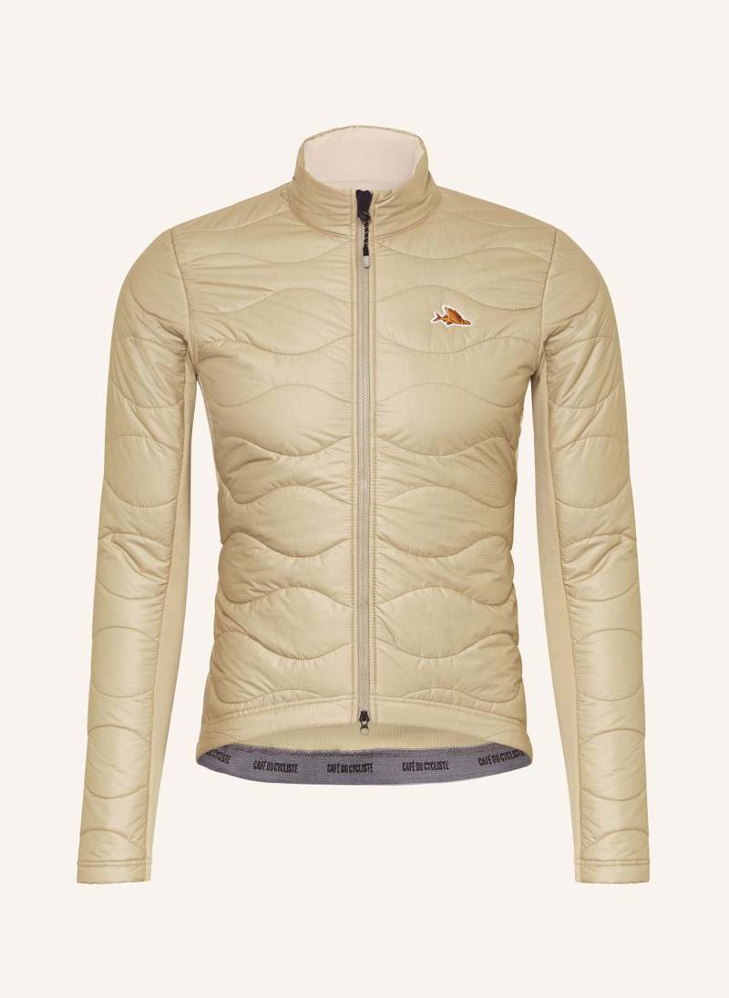 Café Du Cycliste Thermo-Radjacke Albertine beige von CAFÉ DU CYCLISTE