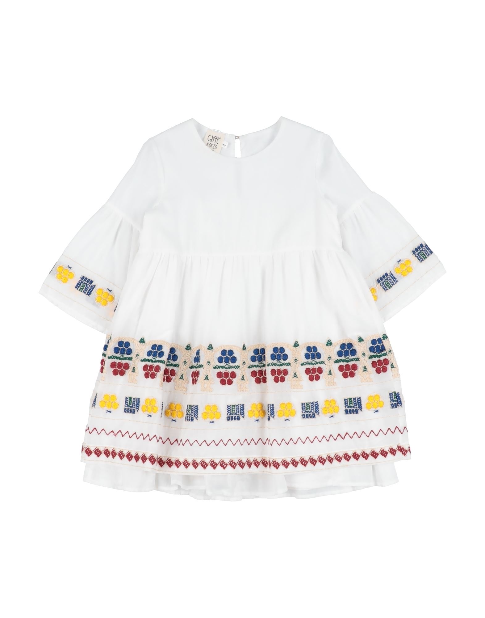 CAFFÉ D'ORZO Kinderkleid Kinder Weiß von CAFFÉ D'ORZO