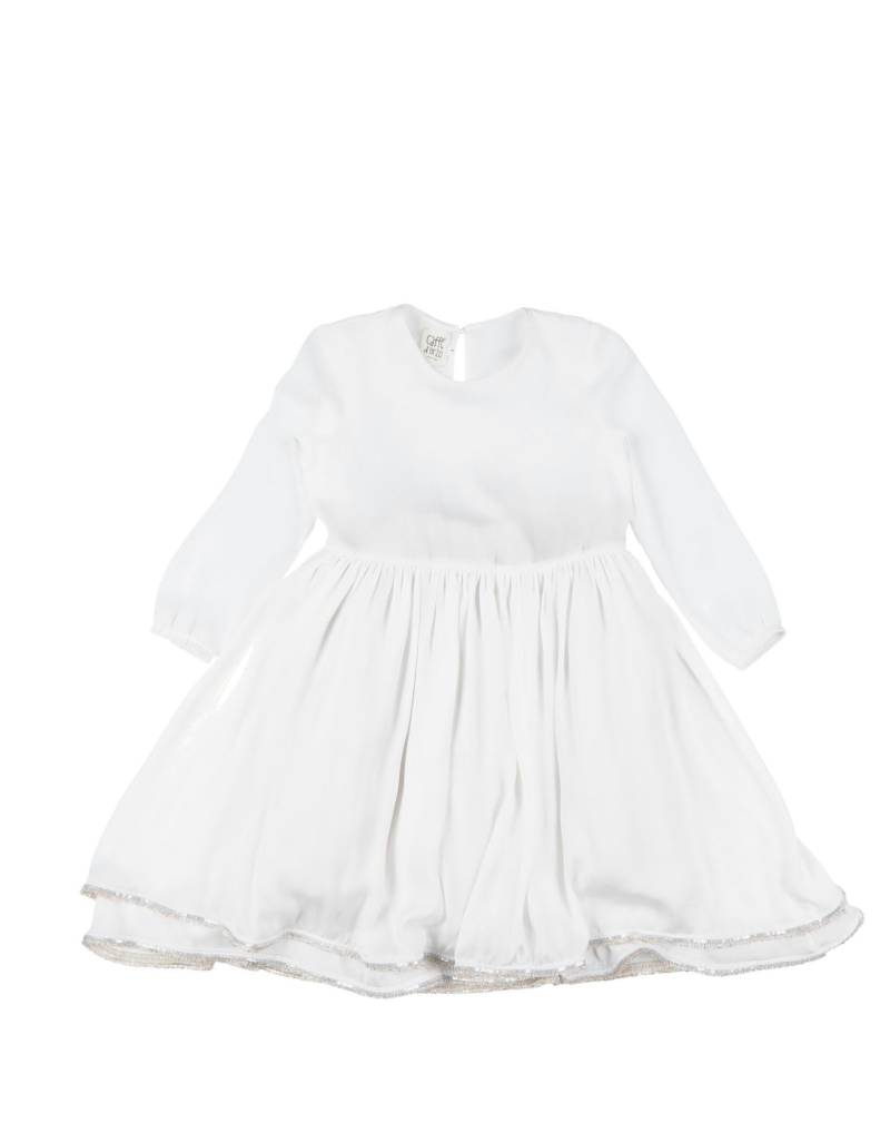 CAFFÉ D'ORZO Mini-kleid Kinder Weiß von CAFFÉ D'ORZO