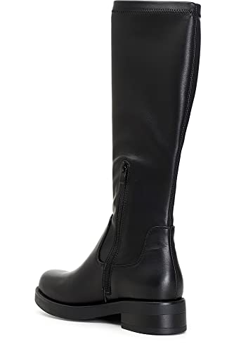 CAFèNOIR EA1706 Schwarz Stiefel für Damen aus Leder und Leder mit niedrigem Absatz, Schwarz , 38 EU von CAFèNOIR