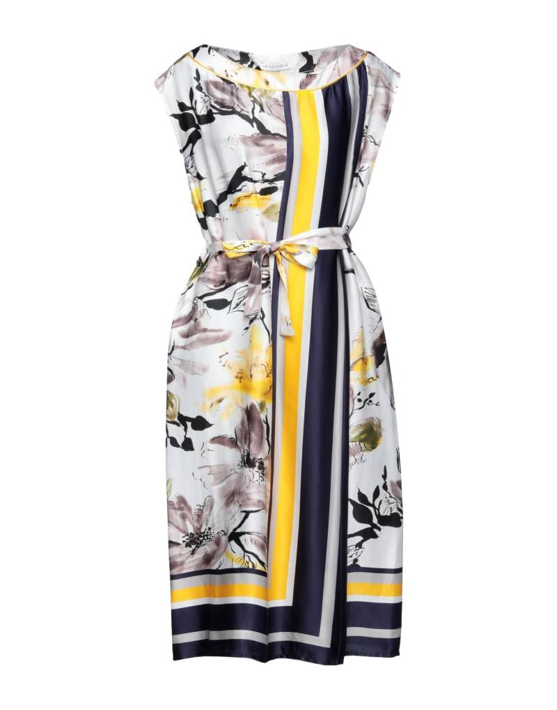 CAFèNOIR Midi-kleid Damen Gelb von CAFèNOIR