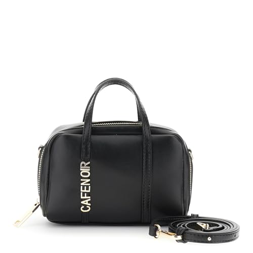 CAFèNOIR - Minibag mit Schriftzug aus Metall, für Damen, Einheitsgröße, Schwarz , Einheitsgröße von CAFèNOIR