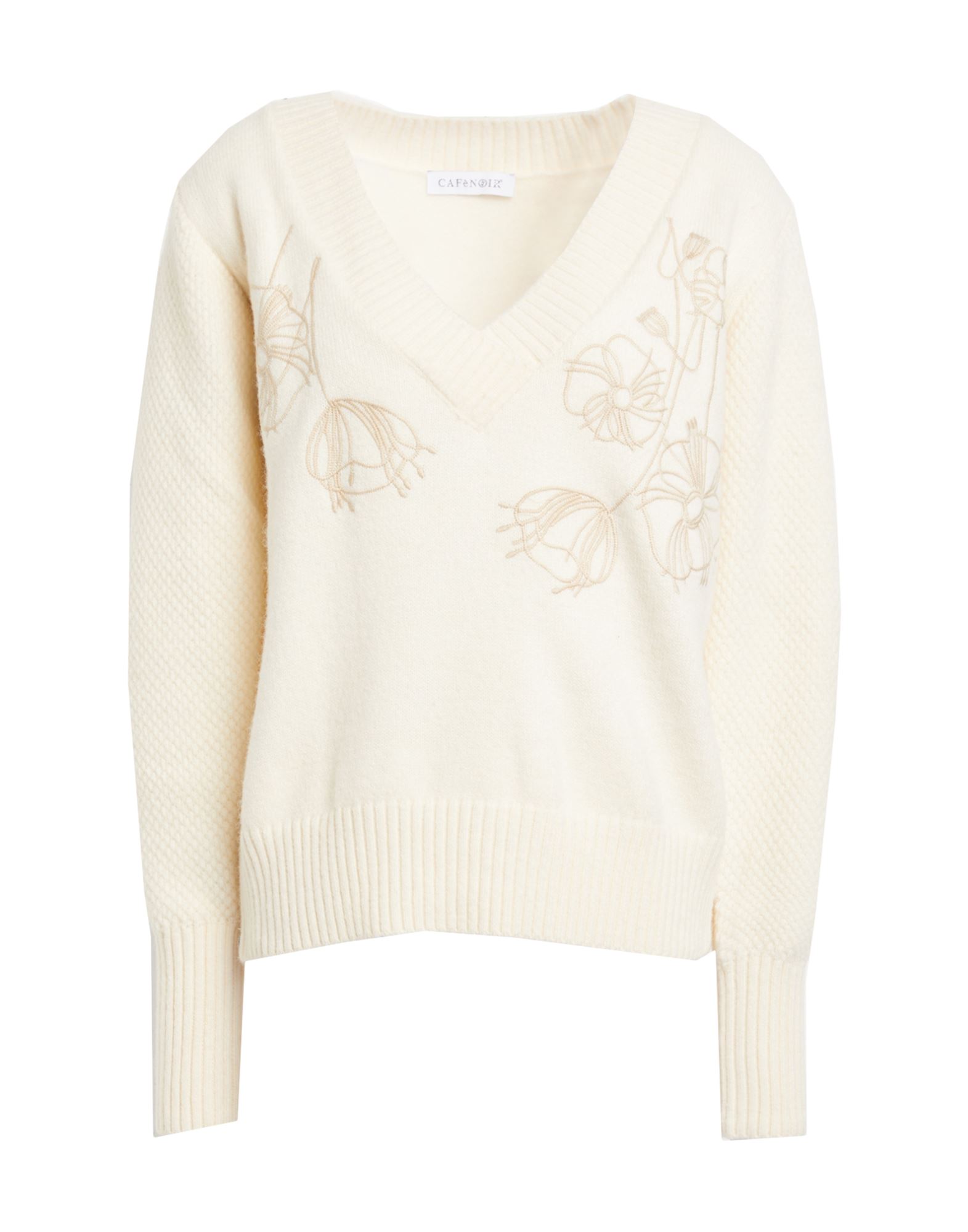 CAFèNOIR Pullover Damen Elfenbein von CAFèNOIR