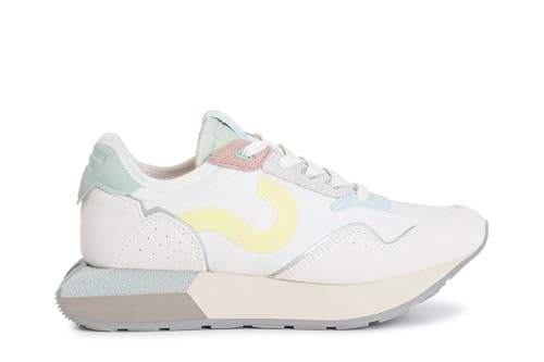 CAFèNOIR - Running aus Stoff und Wildleder für Damen, Salbeiweiß, 38 EU von CAFèNOIR