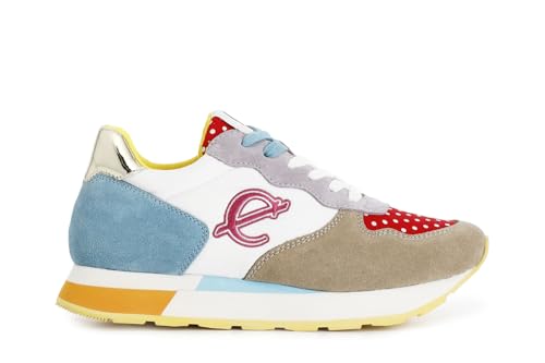 Cafè Noir C1DB6031R051380 Sneakers AUS Wildleder UND Stoff Multi POIS 38 von CAFèNOIR