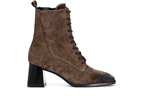 Cafè Noir FLD615273410 Taupe 41 Derby Laced Boots IN Split UND Kokosnuss von CAFèNOIR