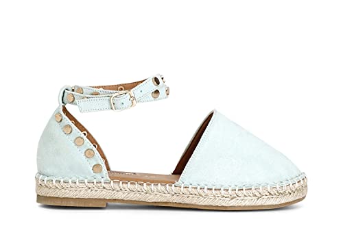 Cafe Noir Sandalen aus Stoff auf Seilboden - C1XA9913, Meerwasser, 38 EU Cafe Noir Sandalen aus Stoff auf Seilboden - C1XA9913, Meerwasser, 38 EU von CAFèNOIR