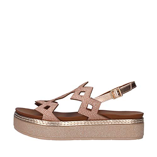 Sandalen Damen CAFè NOIR frate con strass ggc901 37 powder pink von CAFèNOIR