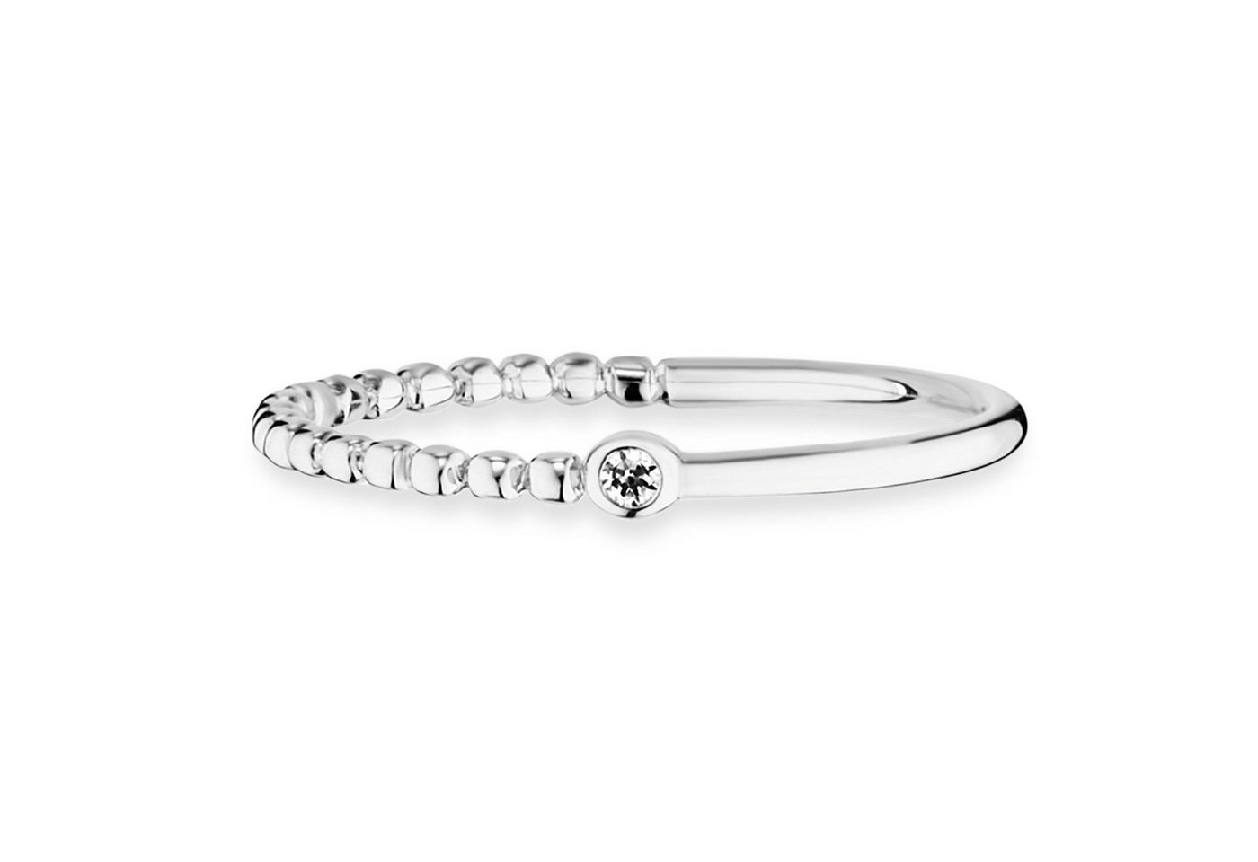 CAÏ Fingerring 925/- Sterling Silber rhodiniert Zirkonia von CAÏ