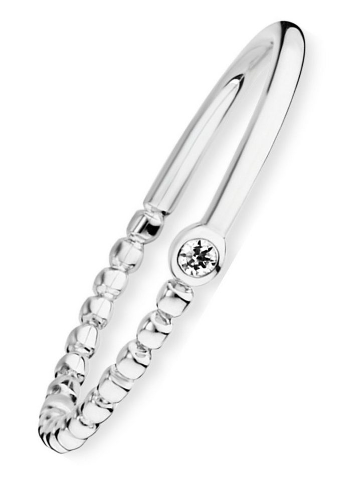 CAÏ Silberring Caï Damen-Damenring 925er Silber 1 Zirkonia, Zirkonia von CAÏ