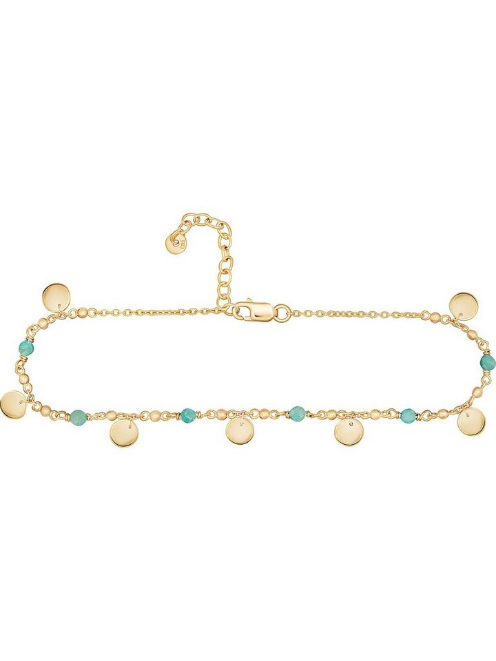 CAÏ Fußkette Caï Damen-Fußkette 925er Silber 6 Amazonit von CAÏ