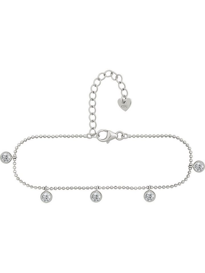 CAÏ Silberarmband Caï Damen-Armband 925er Silber 5 Zirkonia, Modern von CAÏ