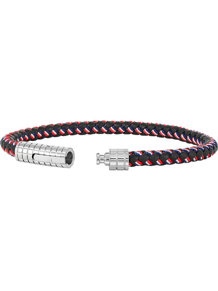 CAÏ Silberarmband Caï Herren-Armband Edelstahl, Textil, Modern von CAÏ