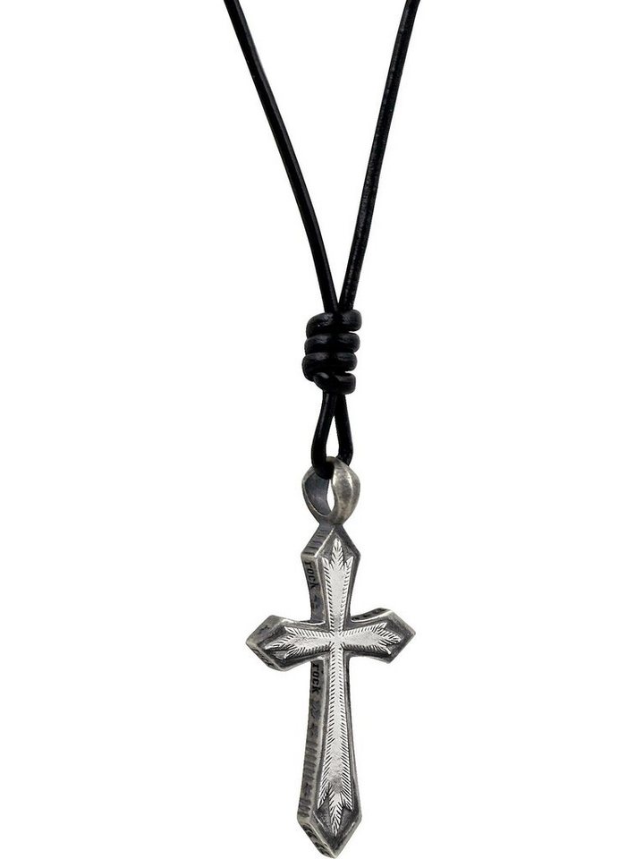 CAÏ Silberkette Caï Herren-Kette 925er Silber Kreuz von CAÏ