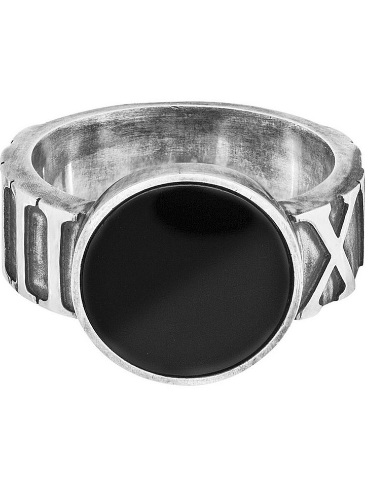 CAÏ Silberring Caï Herren-Herrenring 925er Silber 1 Onyx, Onyx von CAÏ