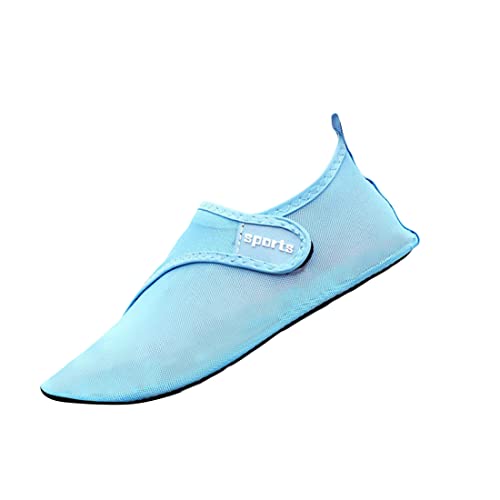 CAIJ Barfuß-Strand-Wasserschuhe zum Hineinschlüpfen, Schwimmen, Aquaschuhe, leichte, schnell trocknende Surfschuhe für Damen und Herren, himmelblau von CAIJ