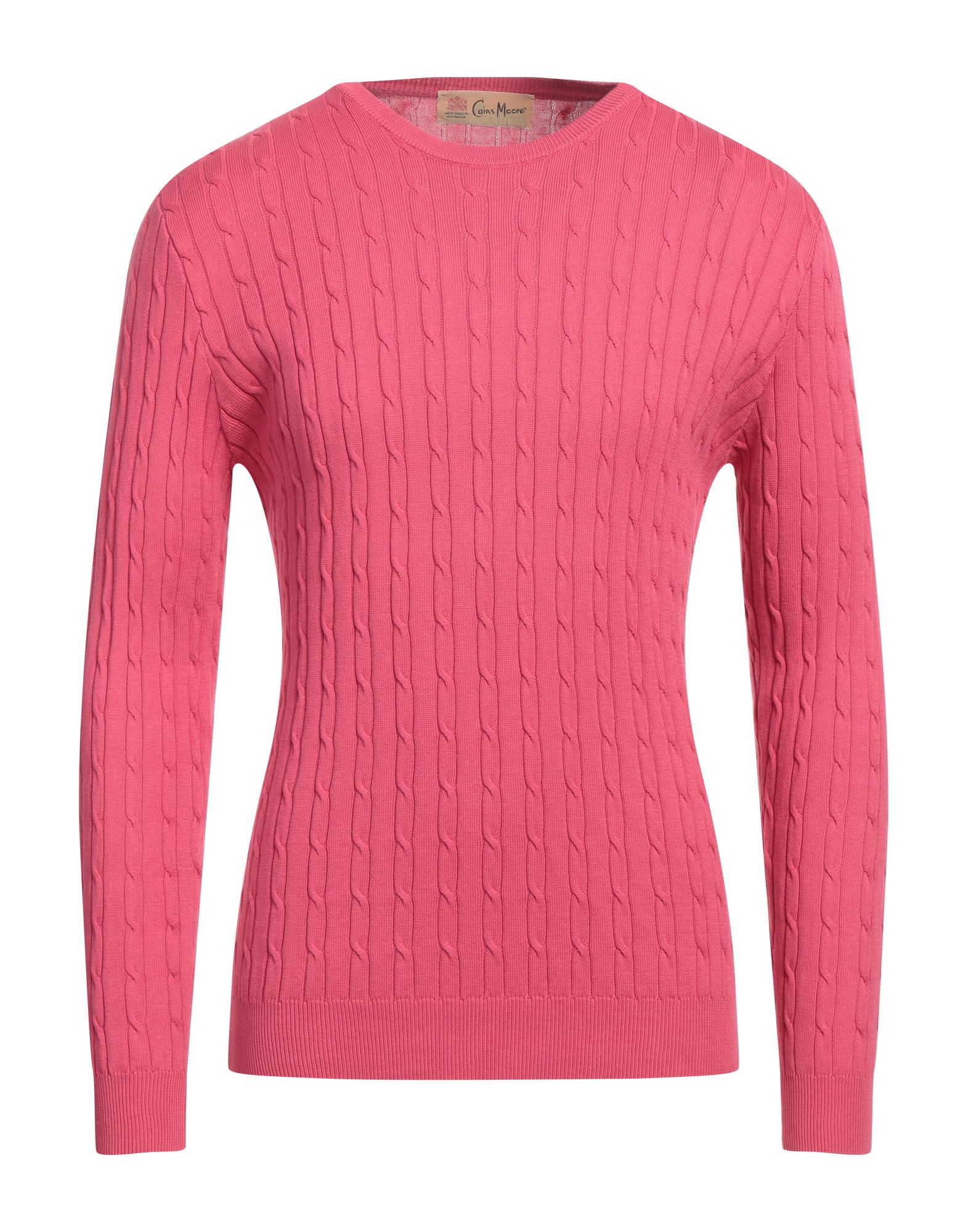 CAINS MOORE Pullover Herren Magenta von CAINS MOORE