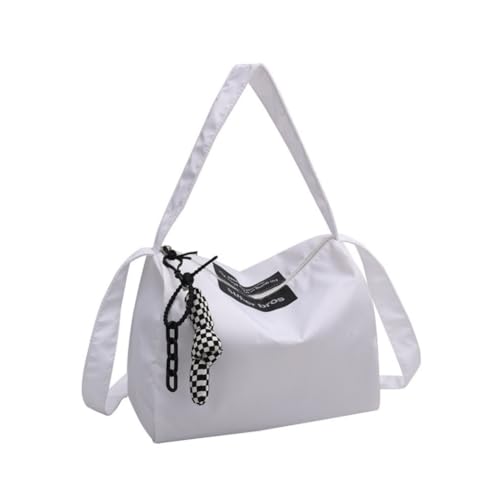 CAIRF 29cm Frauen große Kapazität Turnbeutel Turnbeutel Reisetasche große Sporttasche Herren Damen Urlaub Reisetasche weiß von CAIRF