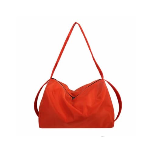 CAIRF 38cm Große Kapazität Umhängetasche Turnbeutel Oxford Tuch Sport Tägliche Tasche Männer und Frauen Sporttasche Umhängetasche Leichte Handtasche Gepäcktasche Reisetasche Gelb von CAIRF