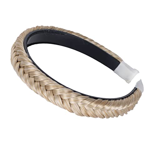 CAISHA Haarreifen Zopf Geflochten Haarteil Haarband Kopfschmuck Haarschmuck Blond Mix HHR1a von CAISHA