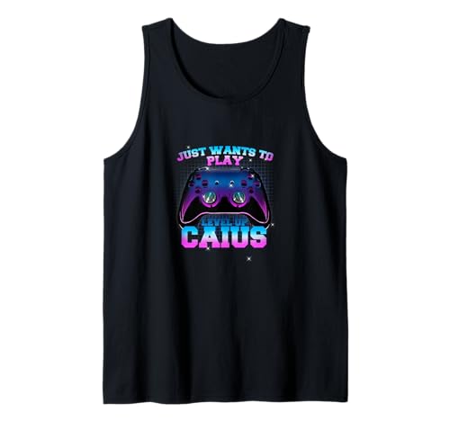 Herren CAIUS - LEVEL UP mit Controller: WILL NUR SPIELEN Tank Top Herren CAIUS - LEVEL UP mit Controller: WILL NUR SPIELEN Tank Top von CAIUS Sohn Enkel Geburtstag Geschenkideen