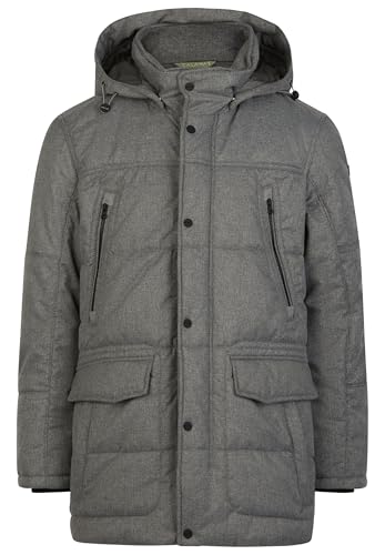 Calamar Wool Look Parka Silver Grey, 60 von CALAMAR MENSWEAR