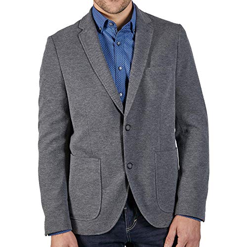 Calamar Herren Jersey Sakko Blazer, Grau (Anthra 8), 27 von CALAMAR MENSWEAR