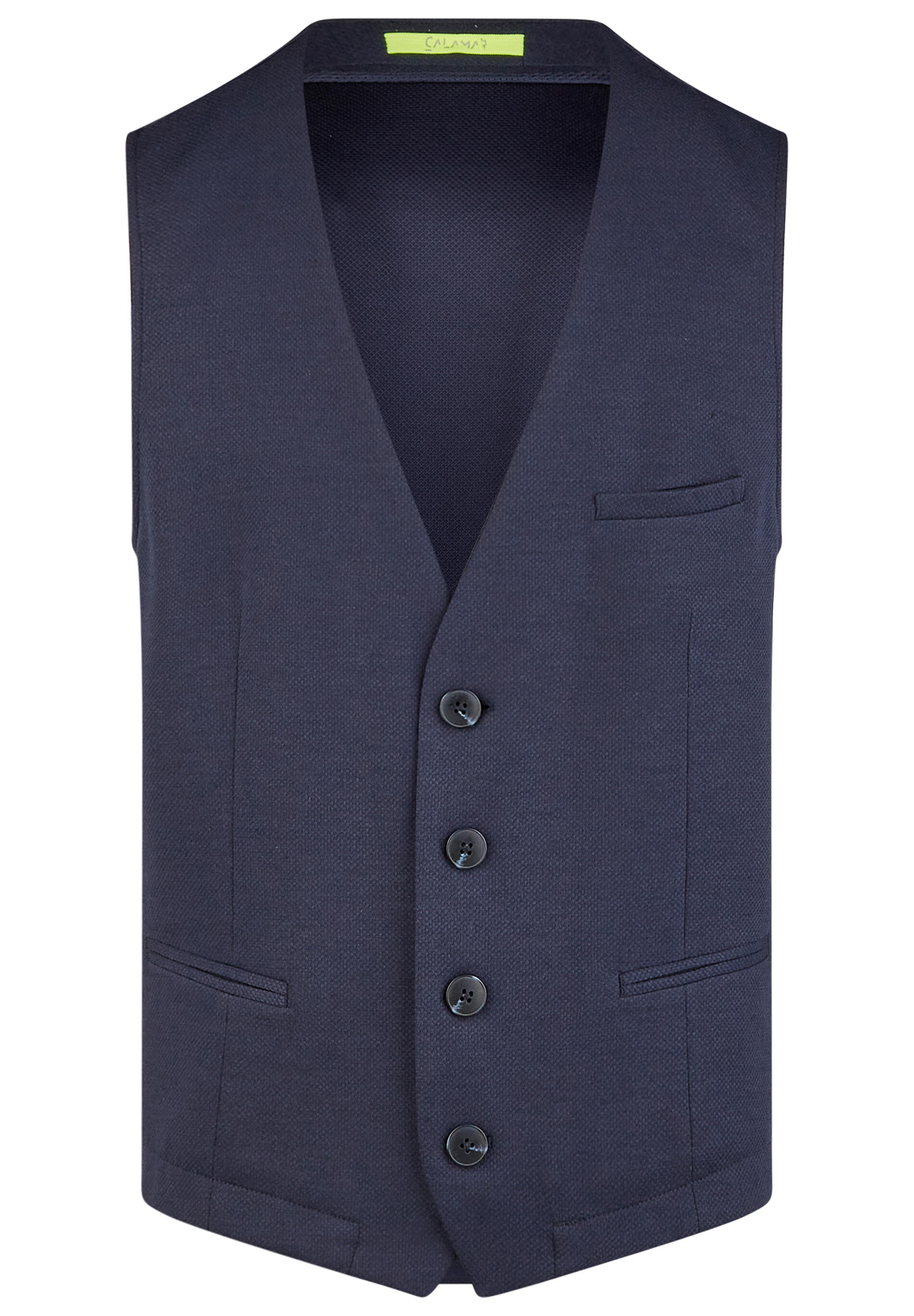 CALAMAR - Anzugsweste Cotton Blend navy - Gr. - 52 von CALAMAR