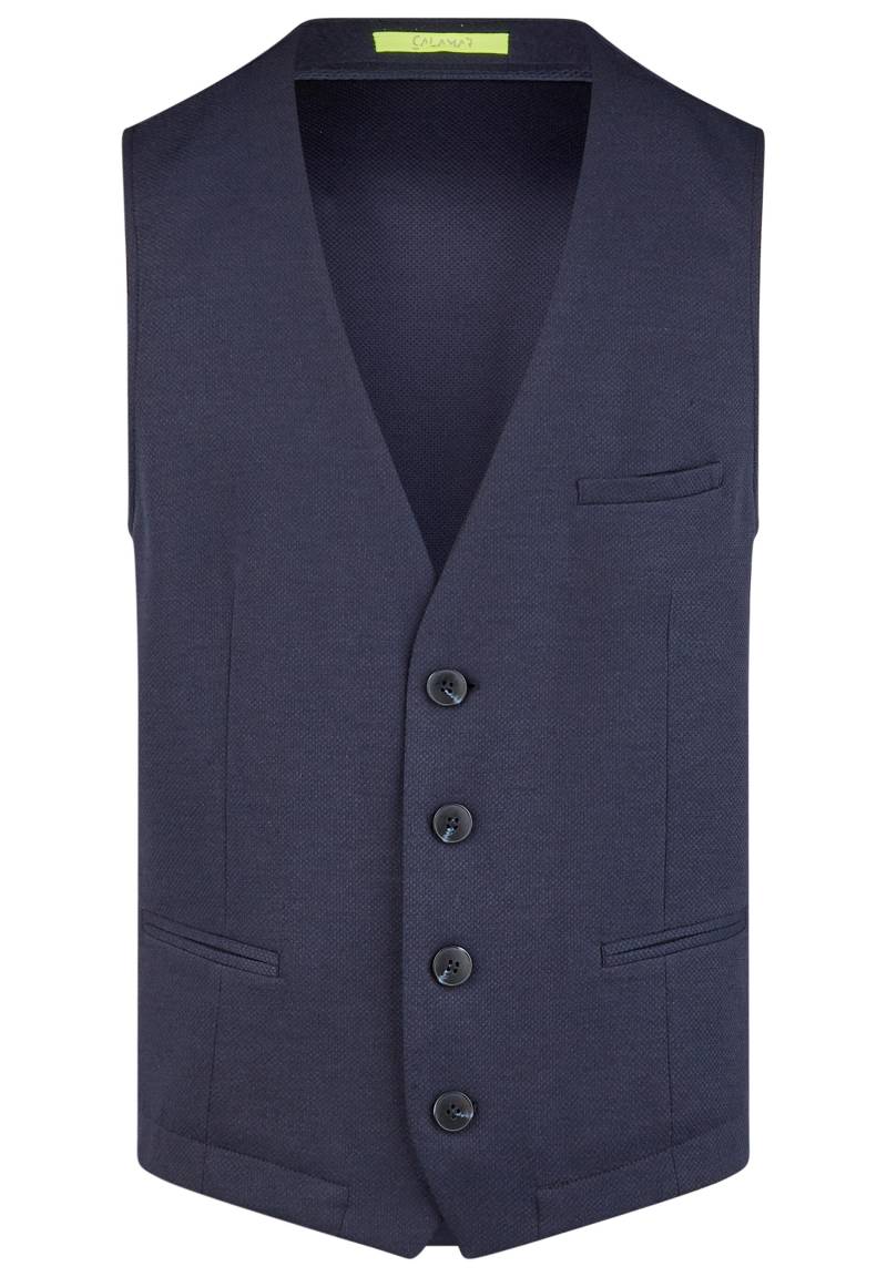 CALAMAR - Anzugsweste Cotton Blend navy - Gr. - 52 von CALAMAR